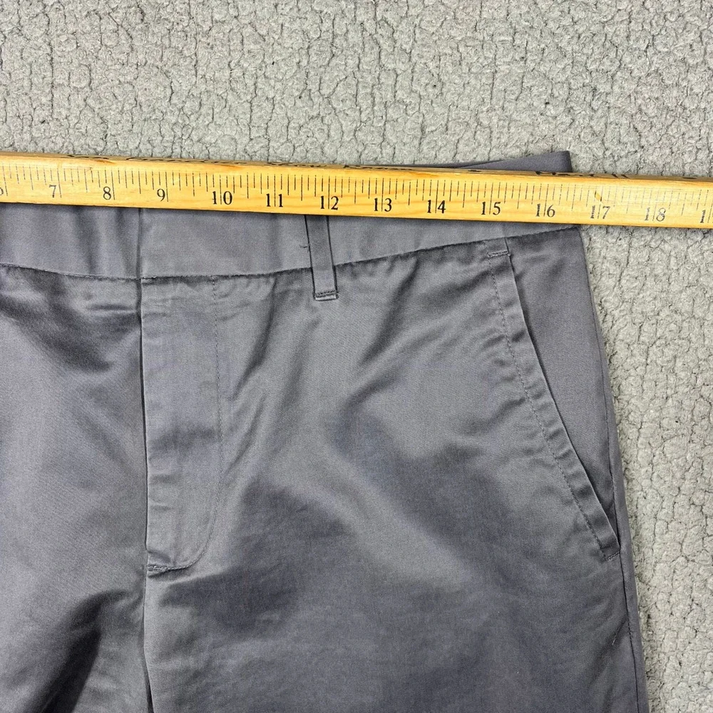 Bonobos Friday Weekday Warrior Straight Leg Chino Dress Pants Grey Mens 33